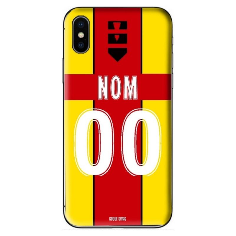 COQUE MAILLOT FOOT PERSONNALISABLE - LENS