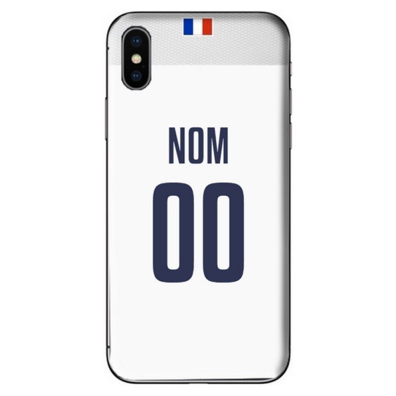 COQUE MAILLOT RUGBY - FRANCE EXTERIEUR 2019 - PERSONNALISABLE