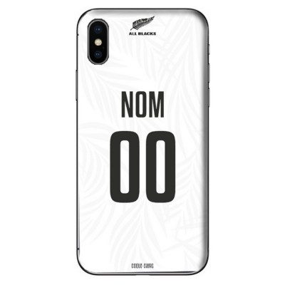 COQUE MAILLOT RUGBY - ALL BLACKS EXTERIEUR 2019 - PERSONNALISABLE