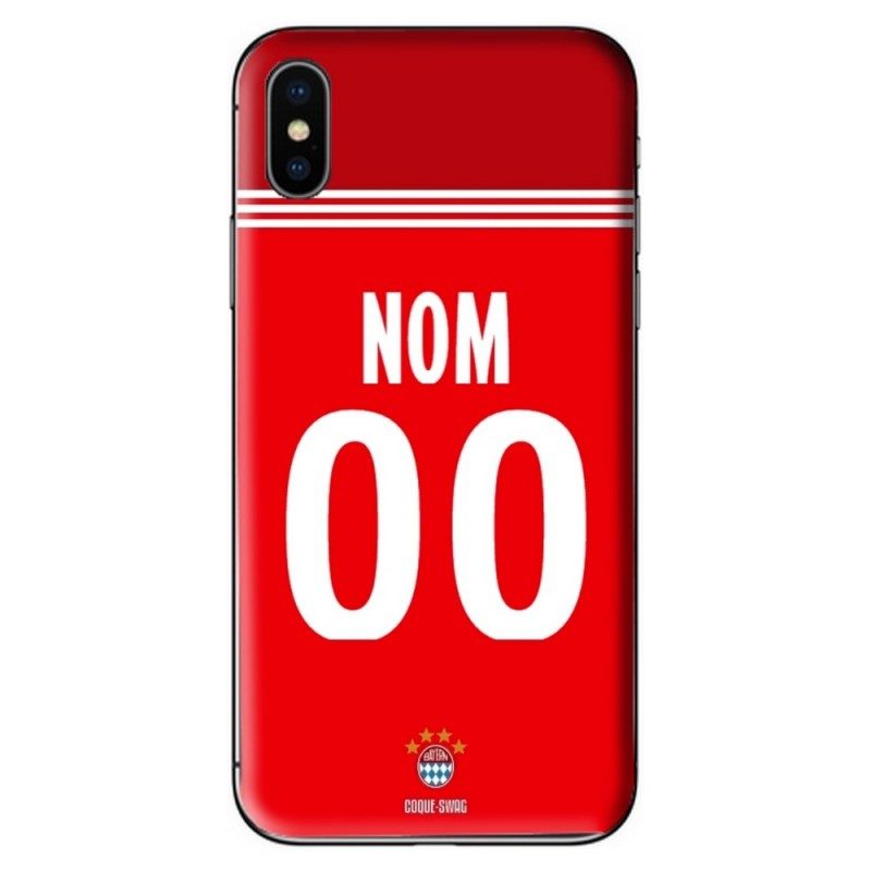 COQUE MAILLOT FOOT - BAYERN DOMICILE 2020/2021 - PERSONNALISABLE