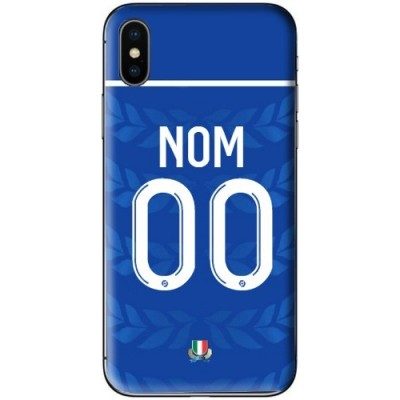 COQUE MAILLOT RUGBY ITALIE DOMICILE CDM 2023 PERSONNALISABLE